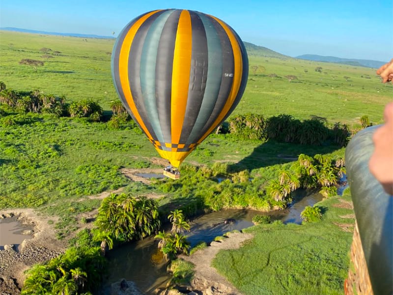 Hot Air Balloon over Kogatende